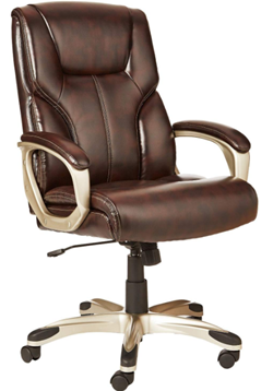 amazon basics high back executive swivel desk chair