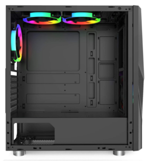 montech fighter 500 black atx computer gaming case review