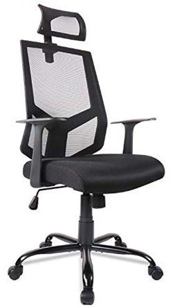 smugdesk ergonomic office chair with adjustable headrest