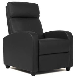 Fdw wingback leather recliner chair