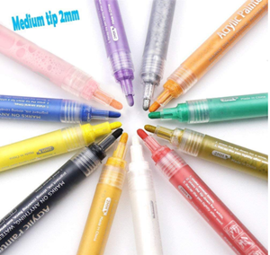 Akarued acrylic paint marker pens