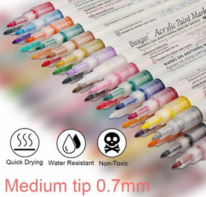 Beager acrylic paint pens
